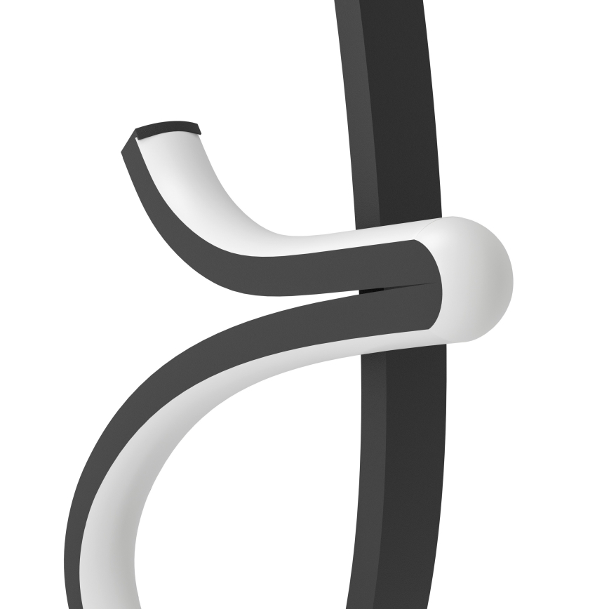 Eglo - LED stolná lampa LED/12W/230V 2700/4000/6500K čierna