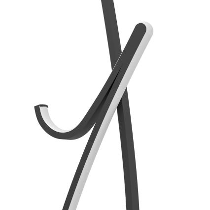 Eglo - LED stojacia lampa LED/20W/230V 2700/4000/6500K čierna