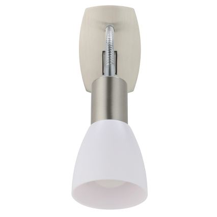 Eglo - Nástenná lampička do zásuvky 1xE14/5W/230V matný chróm