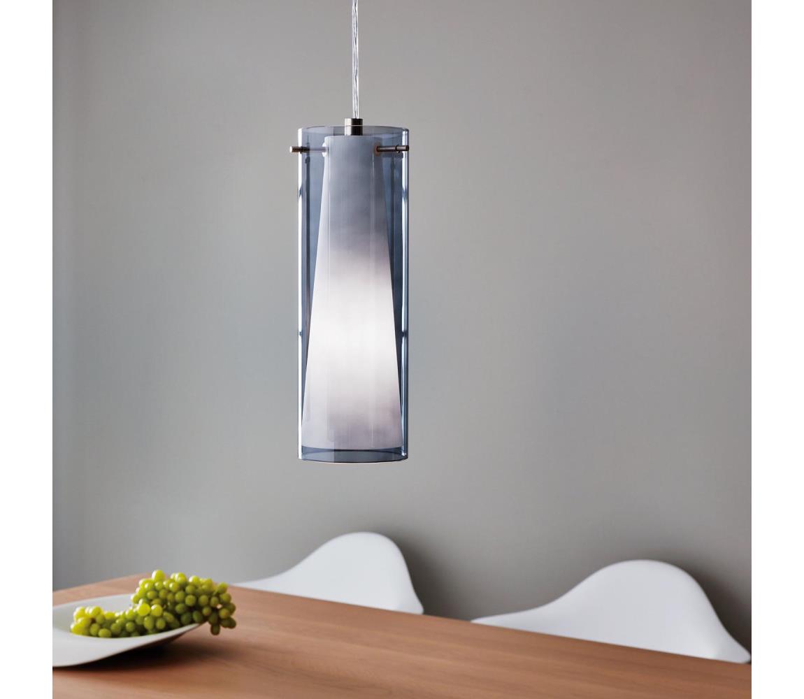 EGLO 90304 - Luster závesný PINTO NERO 1 x E27/60W dymová 90304