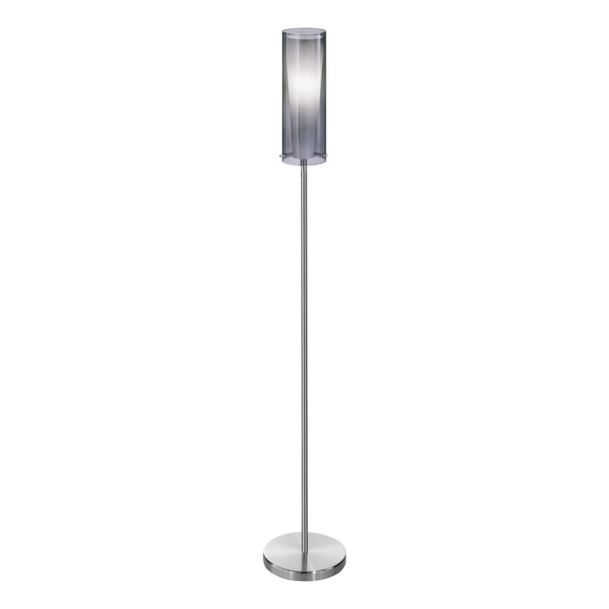 EGLO 90309 - Stojanová lampa PINTO NERO 1 x E27/60W dymová