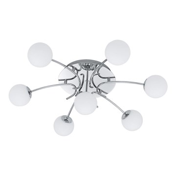 EGLO 90458 - Nástenné stropné svietidlo GAMBO 7xG9/25W biele opálové sklo EGLO 90458 - Nástenné stropné svietidlo GAMBO 7xG9/25W biele opálové sklo