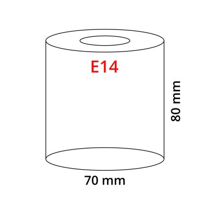 Eglo 90856 - Tienidlo MY CHOICE E14 pr.7 cm biela