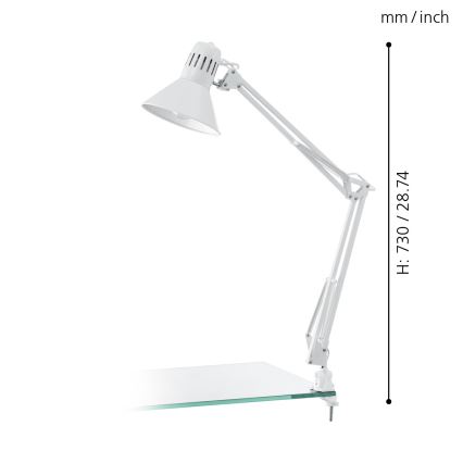 Eglo - Stolná lampa 1xE27 / 40W / 230V