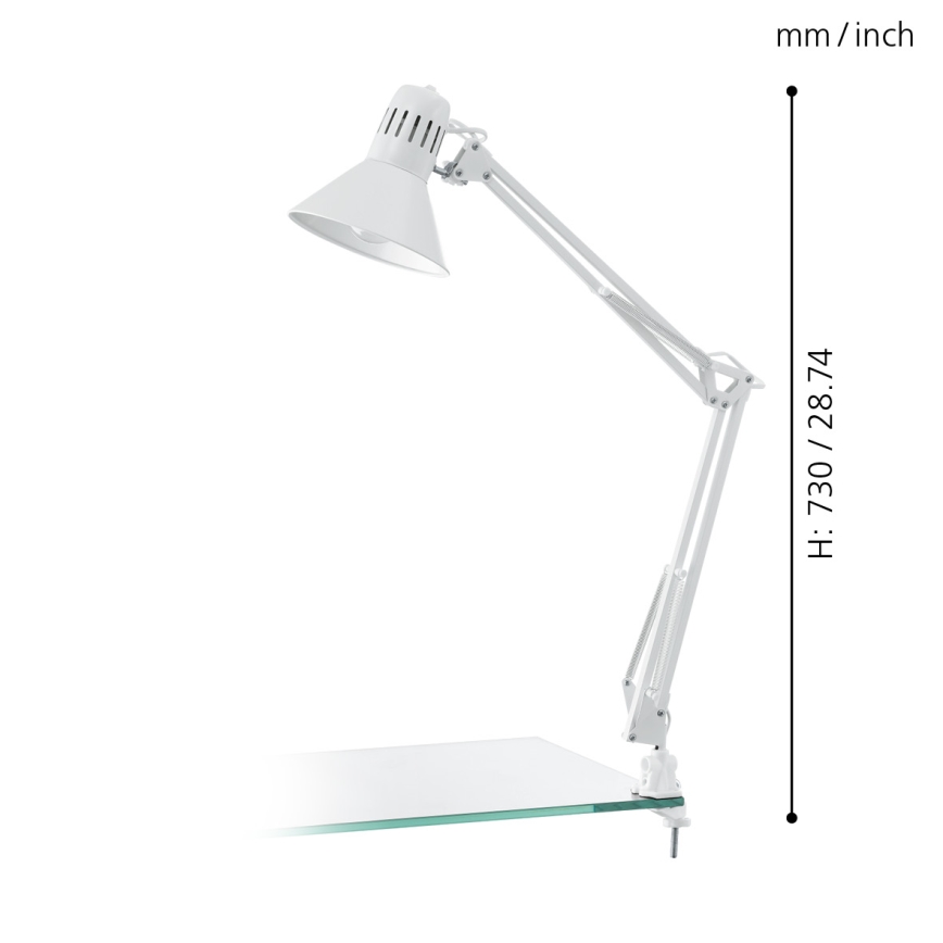 Eglo - Stolná lampa 1xE27 / 40W / 230V