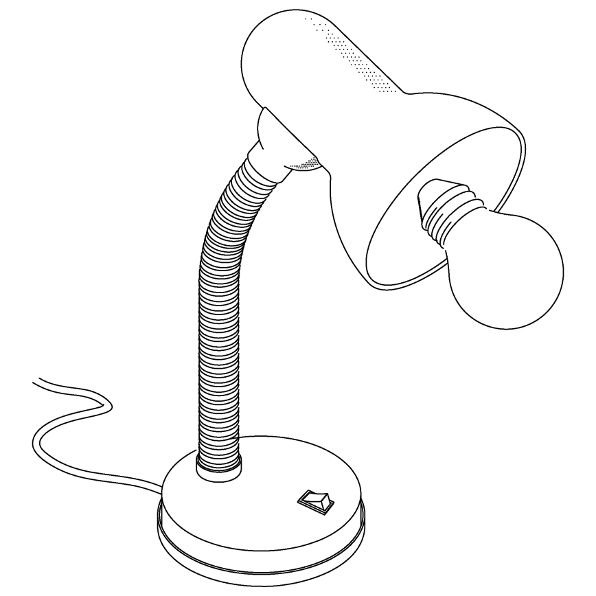 Eglo - Stolná lampa 1xE27/40W/230V