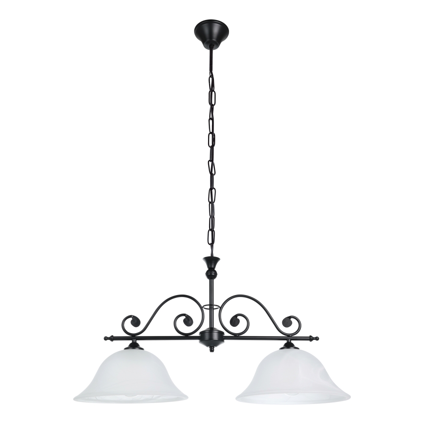 Eglo - Luster na reťazi 2xE27/60W/230V