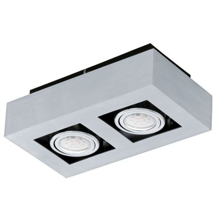 Eglo 91353 - LED stropné svietidlo LOKE 1 2xGU10-LED/5W/230V
