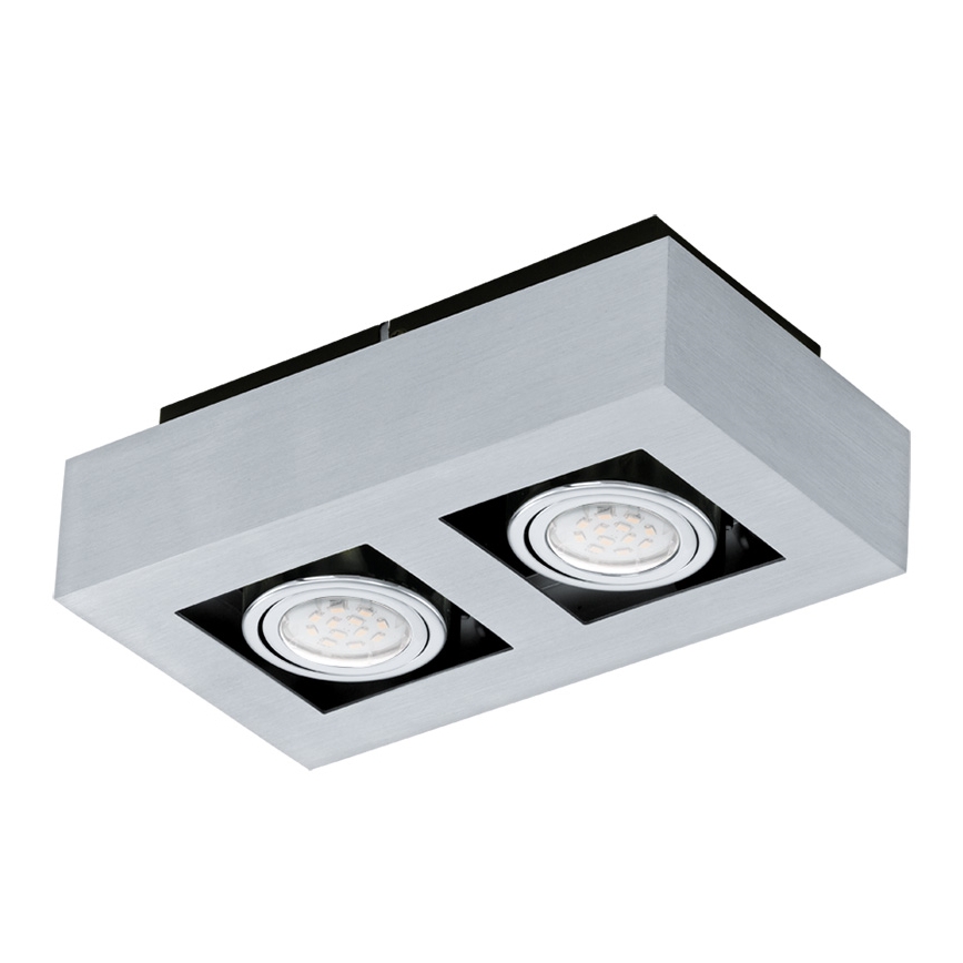 Eglo 91353 - LED stropné svietidlo LOKE 1 2xGU10-LED/5W/230V