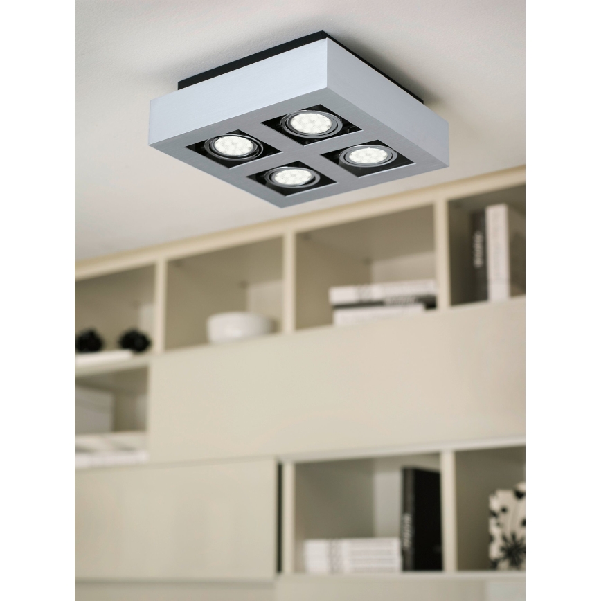 Eglo - LED Bodové svietidlo 4xGU10-LED/5W/230V