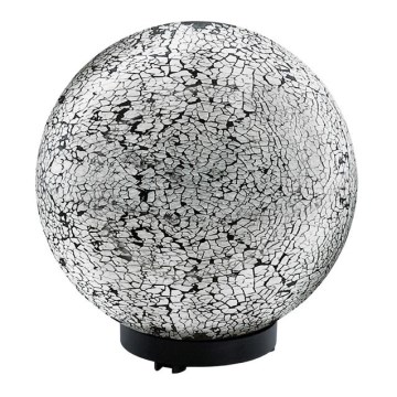 EGLO 91638 - vonkajšia lampa TERRALUNA 1 1xE27/18W čierna / biela