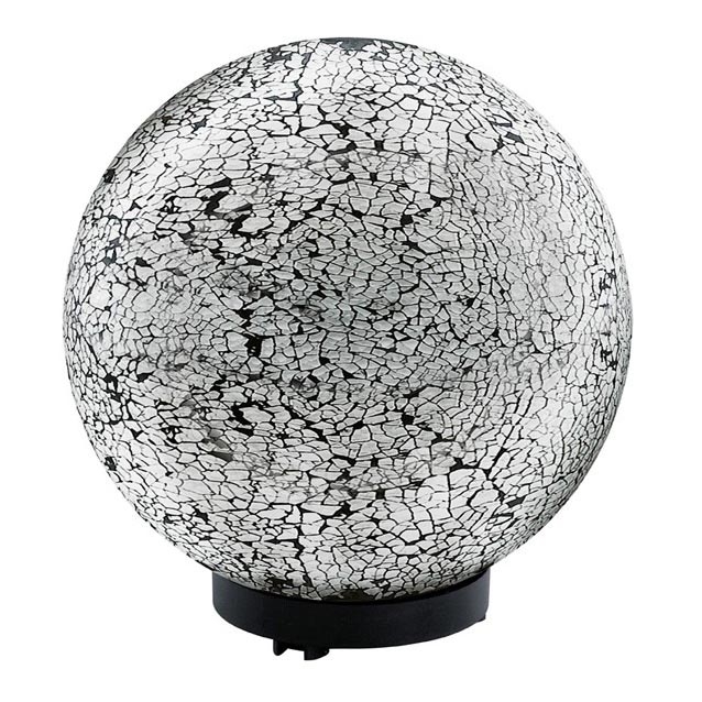 EGLO 91638 - vonkajšia lampa TERRALUNA 1 1xE27/18W čierna / biela
