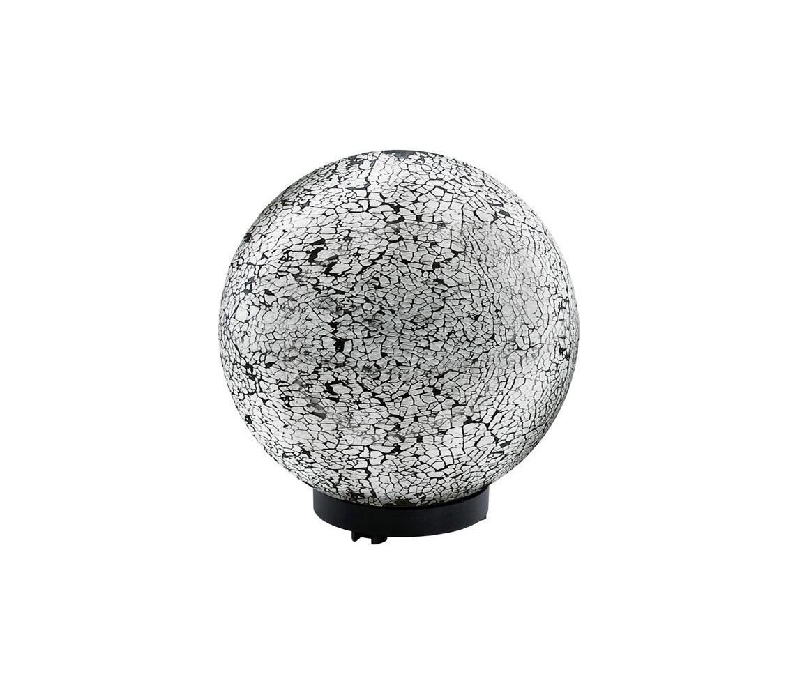 EGLO 91638 - Vonkajšie svietidlo TERRALUNA 1 1xE27/18W čierna / biela IP44 91638