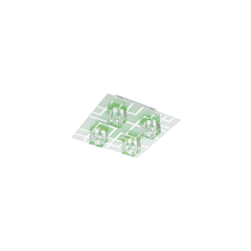 EGLO 91965 - LED Stropní svítidlo RAMAZZINO 4xG4/20W + LED/2W