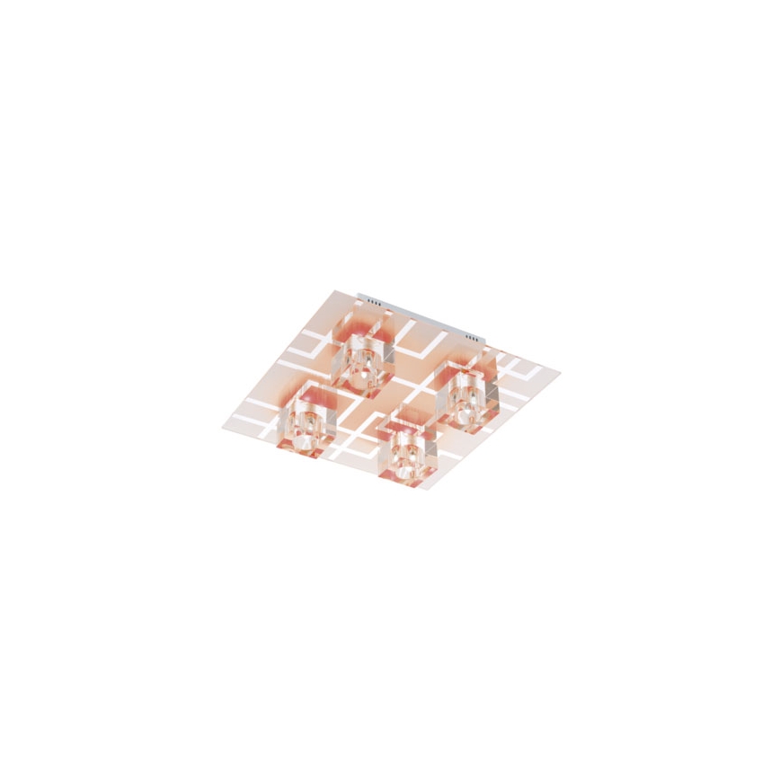 EGLO 91965 - LED Stropní svítidlo RAMAZZINO 4xG4/20W + LED/2W