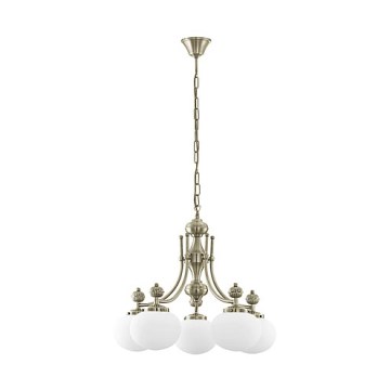 EGLO 92109 - luster na reťazi FERNANDEZ 5xE27/60W EGLO 92109 - luster na reťazi FERNANDEZ 5xE27/60W