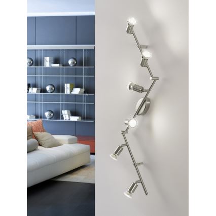 Eglo - LED bodové svietidlo 6xGU10-LED/2,8W/230V