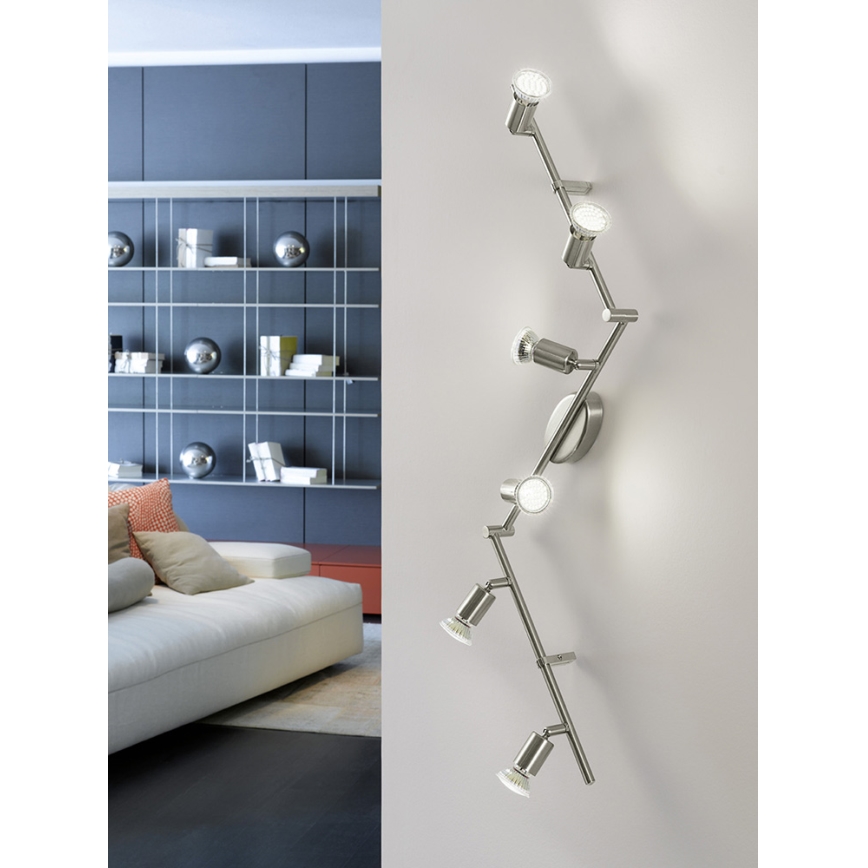 Eglo - LED bodové svietidlo 6xGU10-LED/2,8W/230V