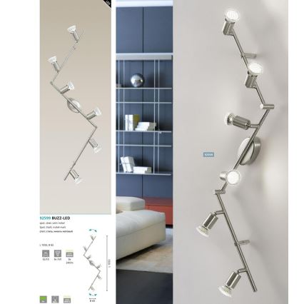 Eglo - LED bodové svietidlo 6xGU10-LED/2,8W/230V