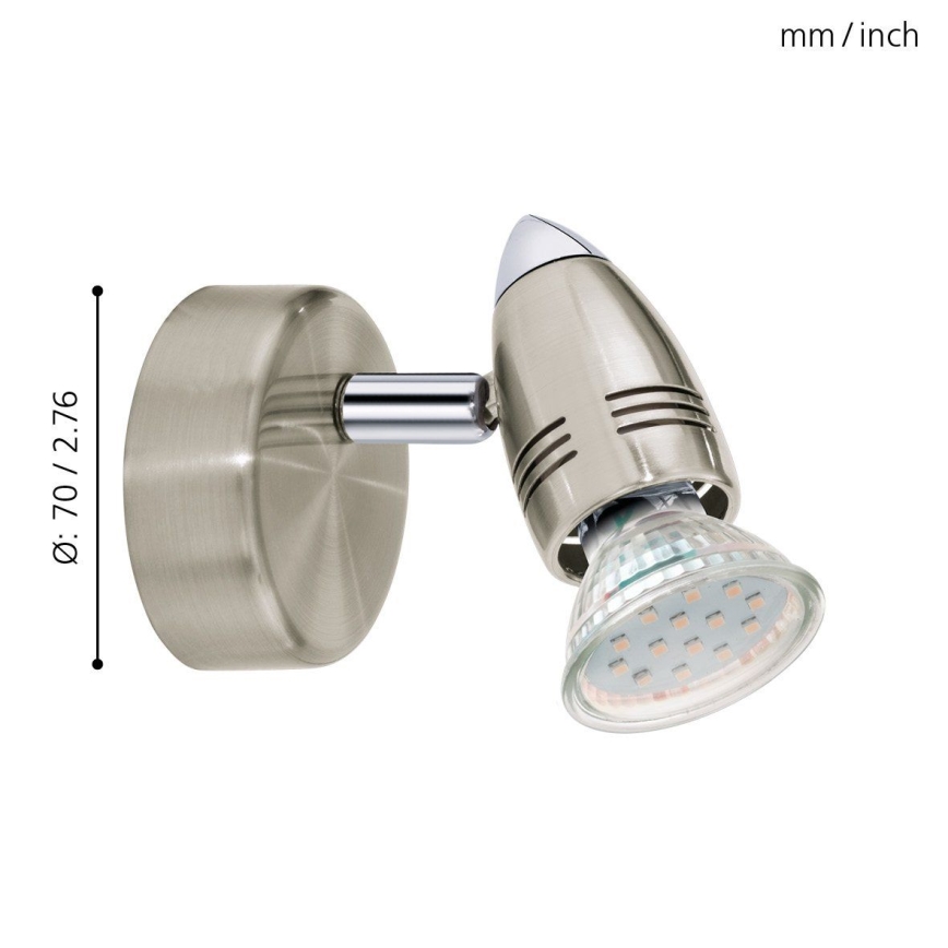 Eglo - LED Bodové svietidlo 1xGU10/3W/230V