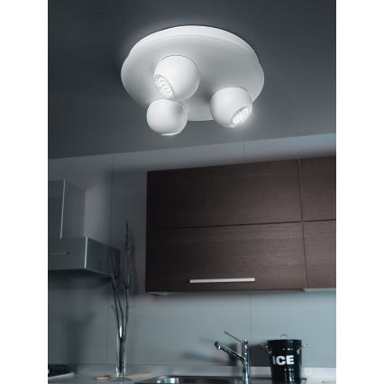 Eglo 93169 - LED Bodové svietidlo NORBELLO 3 3xGU10/5W/230V