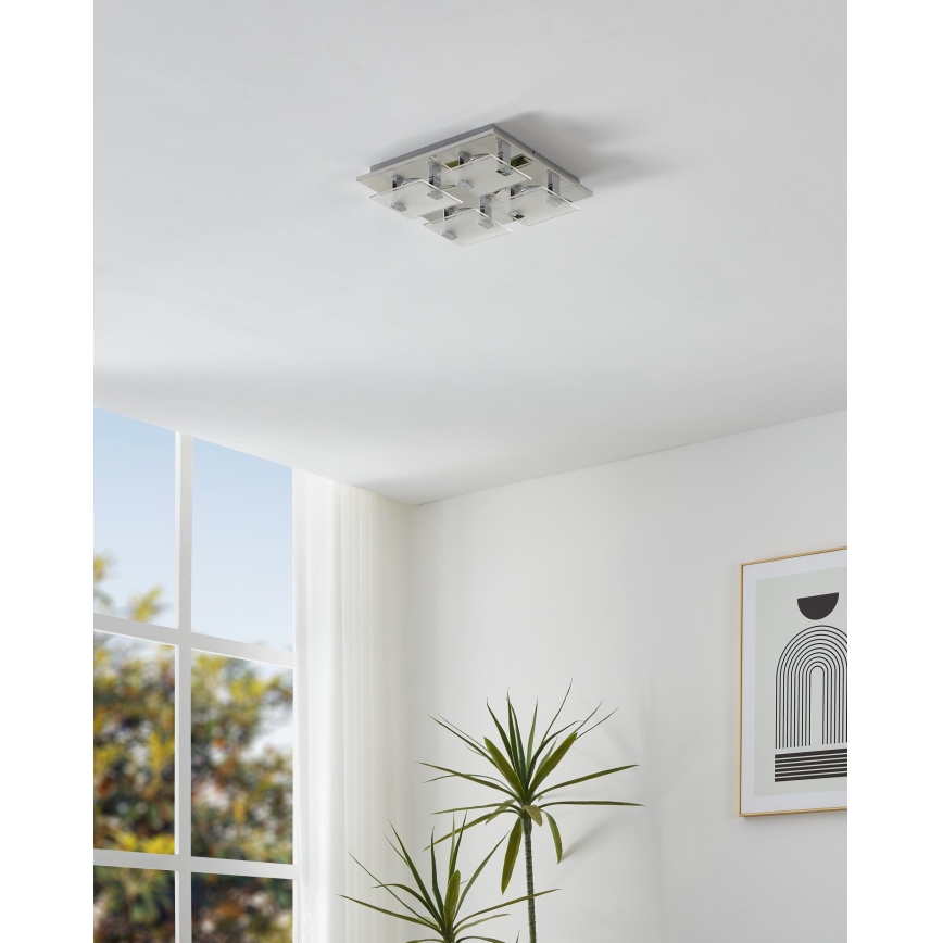 Eglo 93314 - LED stropné svietidlo VICARO 4xLED/2,5W/230V