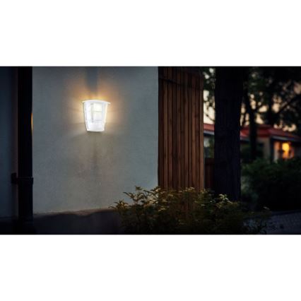 Eglo - LED Vonkajšie nástenné svietidlo 1xE27/8,5W/230V IP44