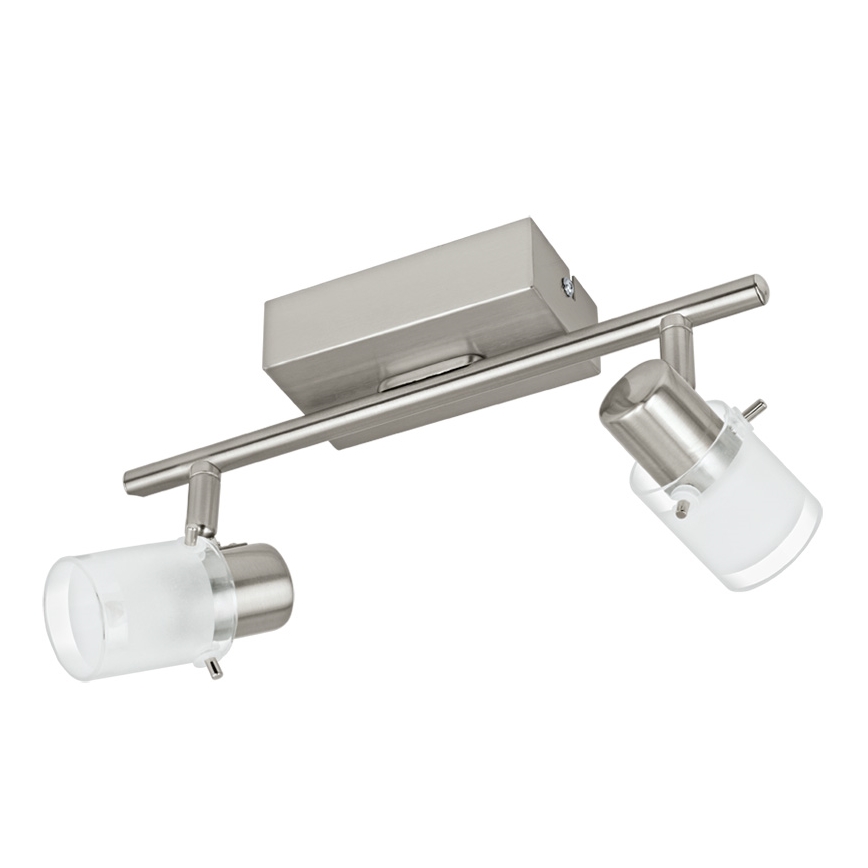 Eglo 93702 - LED bodové svietidlo ORVIETO 1 2xLED/3,3W/230V
