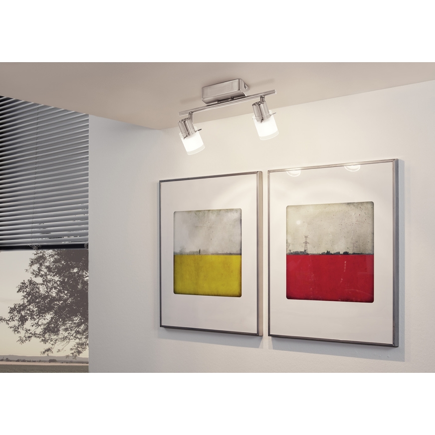 Eglo 93702 - LED bodové svietidlo ORVIETO 1 2xLED/3,3W/230V