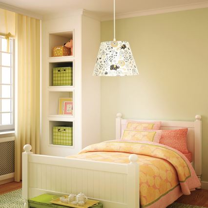 Eglo 93718 - Detský luster MOLOVE 1xE27/60W/230V