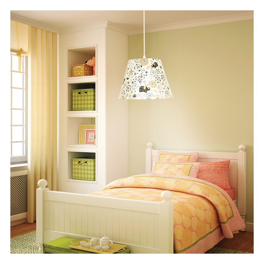 Eglo 93718 - Detský luster MOLOVE 1xE27/60W/230V