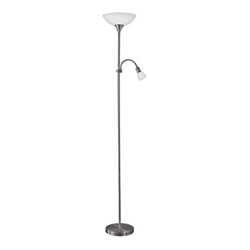 Eglo 93917 - Stojacia lampa UP 2 1xE27/60W/230V + 1xE14/25W/230V chrom Eglo 93917 - Stojacia lampa UP 2 1xE27/60W/230V + 1xE14/25W/230V chrom