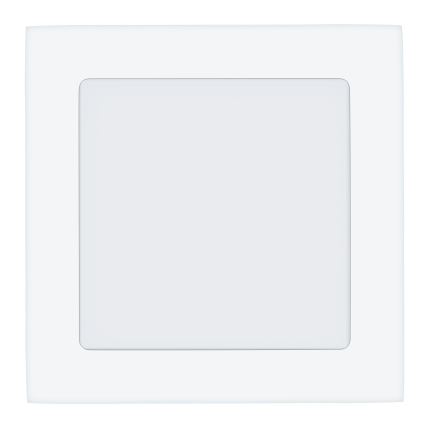 Biela štvorcová doska so zapusteným, menším bielym štvorcom v strede. Doska je umiestnená na bielom pozadí.