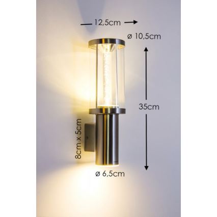 Eglo - LED vonkajšie osvetlenie 1xGU10/3W + LED/3,7W