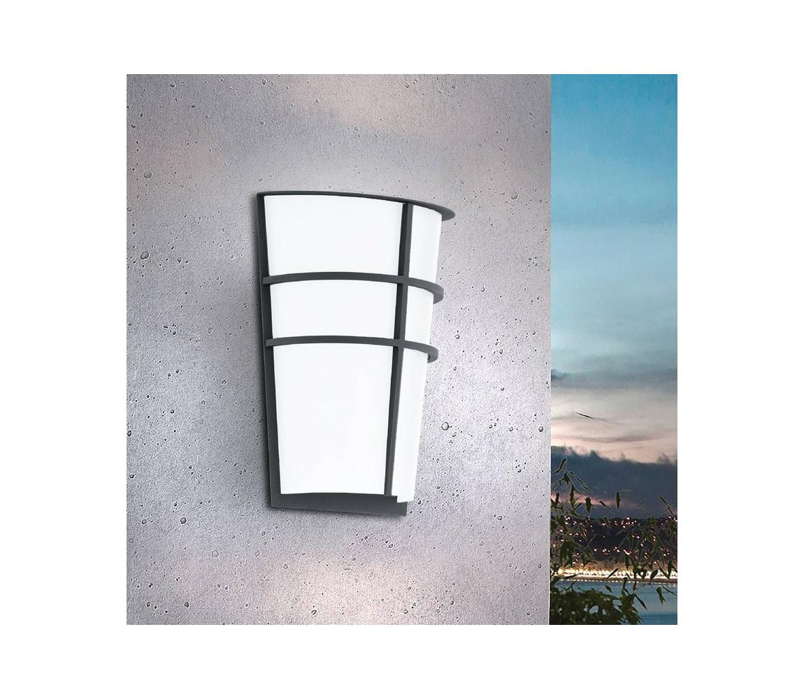 Eglo 94138 - LED Vonkajšie nástenné svietidlo BREGANZO 2xLED/2,5W/230V IP44 94138