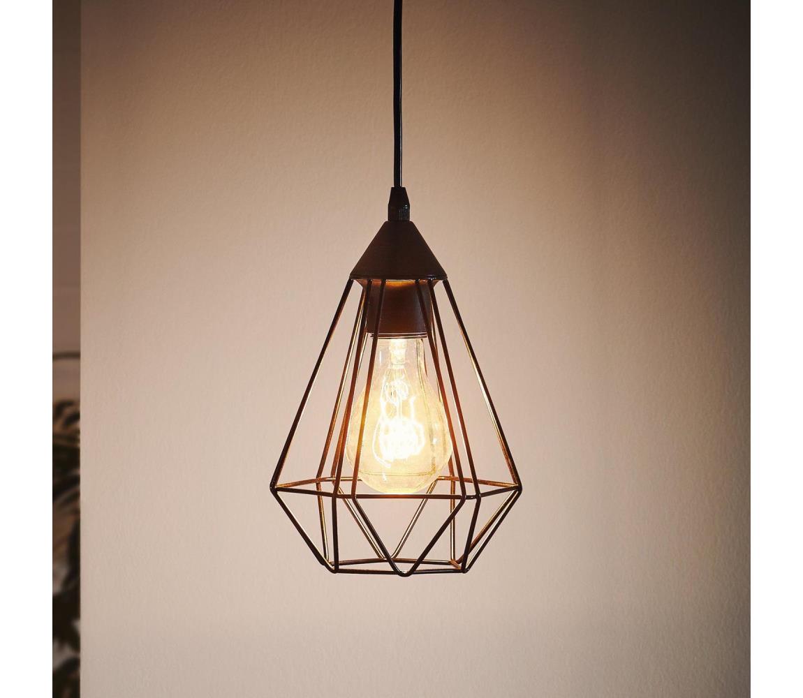 Eglo 94187 - Závesný luster TARBES na lanku 1xE27/60W/230V 94187
