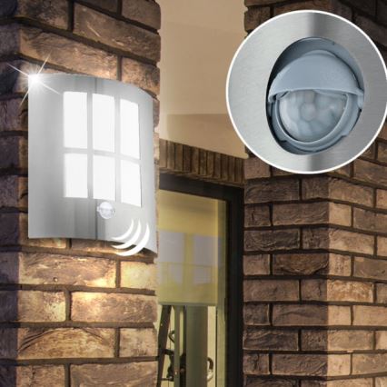 Eglo 94213 - LED vonkajšie osvetlenie s čidlom CITY LED 1xLED/3,7W/230V