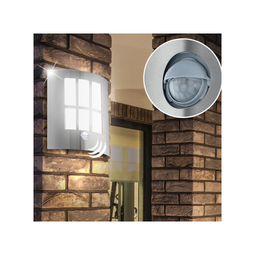 Eglo 94213 - LED vonkajšie osvetlenie s čidlom CITY LED 1xLED/3,7W/230V