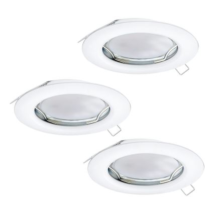 Eglo - SADA 3x LED Podhľadové svietidlo PENETO 3xGU10-LED/3W/230V