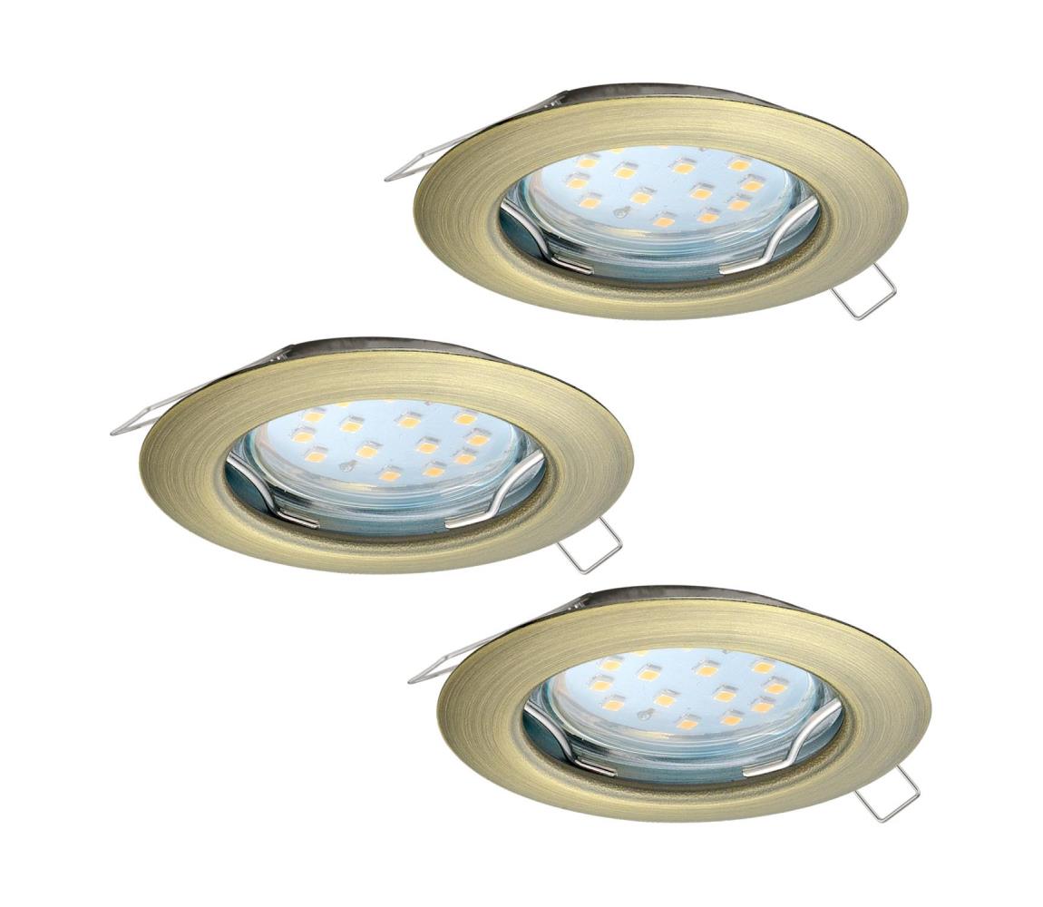 Eglo Eglo 94238 - SADA 3x LED Podhľadové svietidlo PENETO 3xGU10-LED/3W/230V