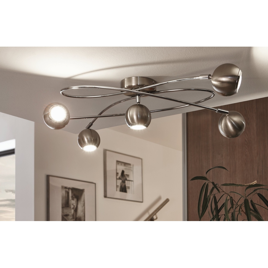 Eglo - LED Bodové svietidlo 5xGU10-LED/3W/230V