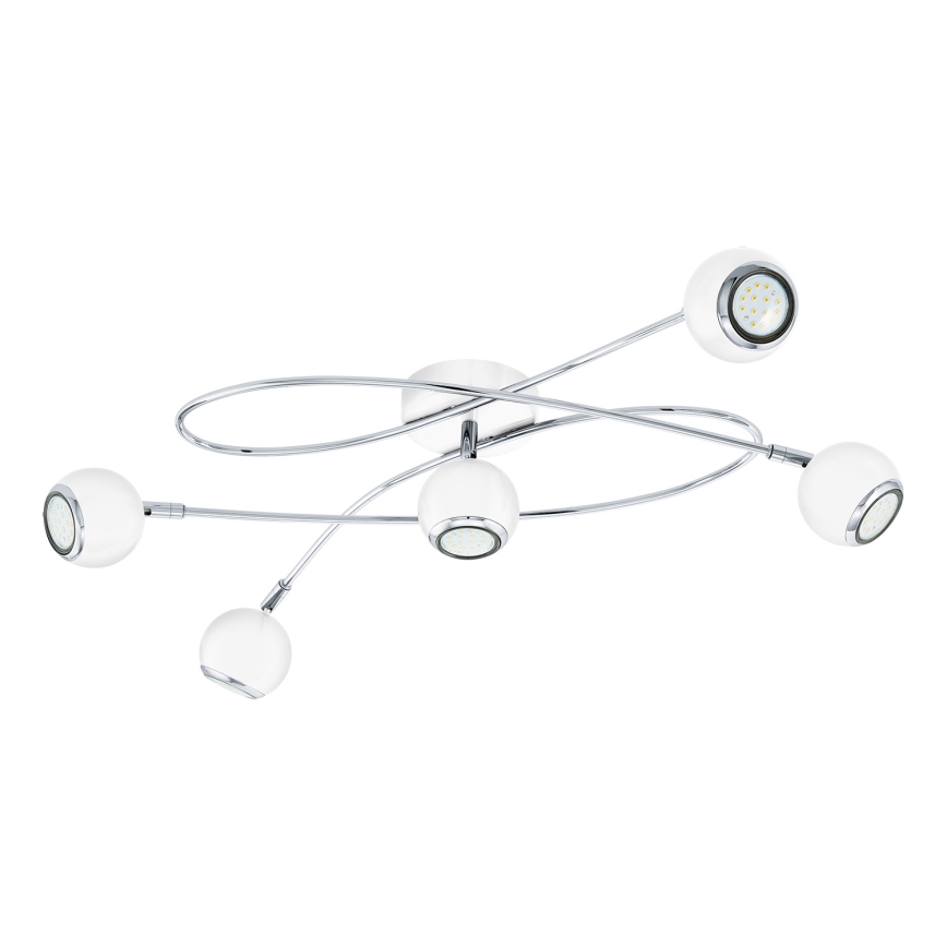 Eglo - LED Bodové svietidlo 5xGU10-LED/3W/230V