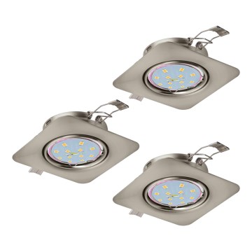 Eglo 94268 - SADA 3x LED Podhľadové svietidlo PENETO 3xGU10-LED/5W/230V Eglo 94268 - SADA 3x LED Podhľadové svietidlo PENETO 3xGU10-LED/5W/230V
