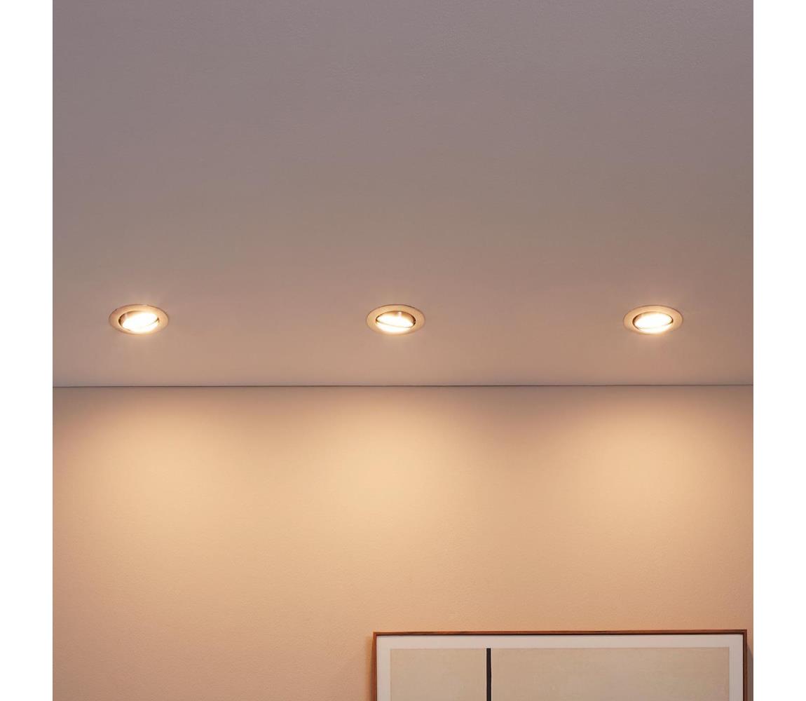 Eglo 94408 - Sada 3x LED zapustené stropné svietidlo PENETO 3xGU10-LED/5W/230V 94408