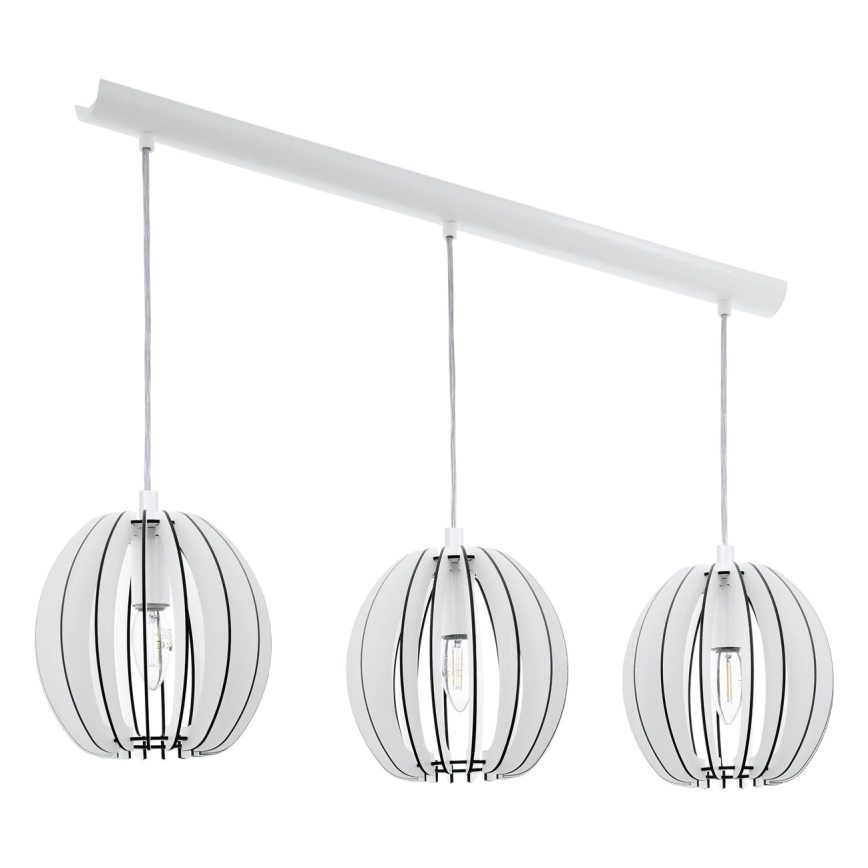 Eglo 94444 - Luster COSSANO 3xE27/60W/230V