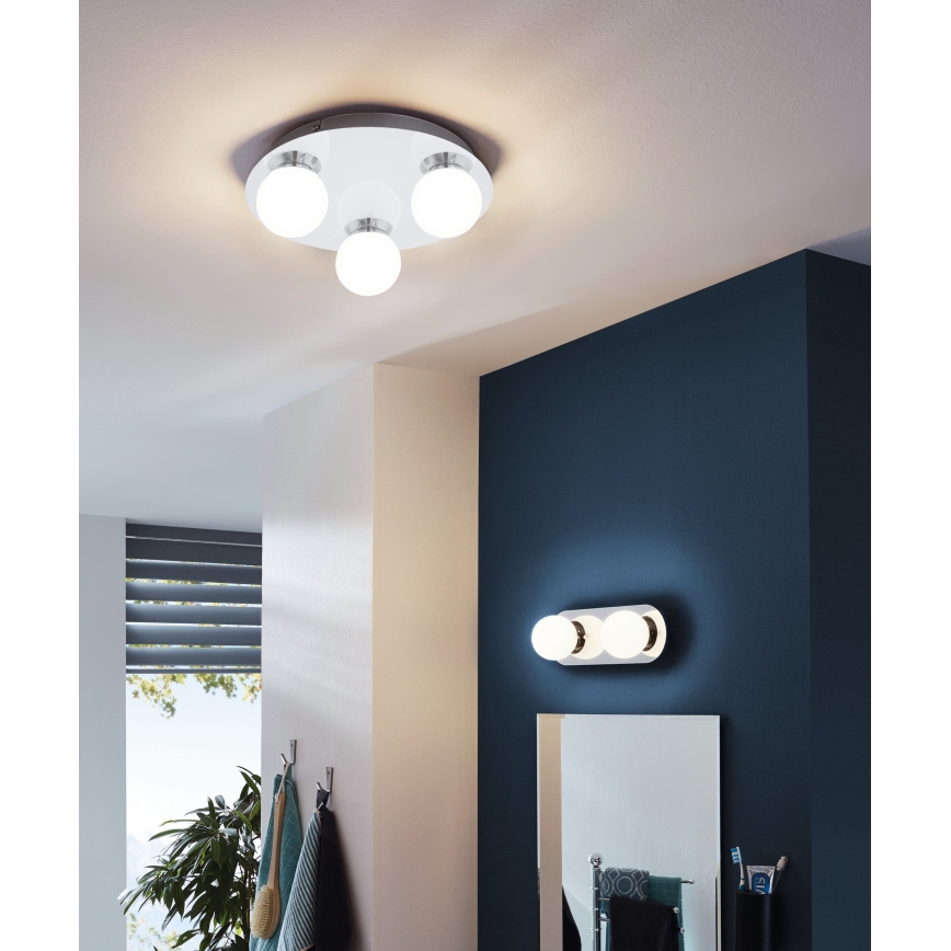 Eglo - LED Kúpeľňové svietidlo 3xLED/3,3W/230V IP44