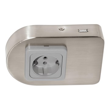 Eglo 94662 - Podlinková zásuvka SCHUKO vr.USB TAXANO