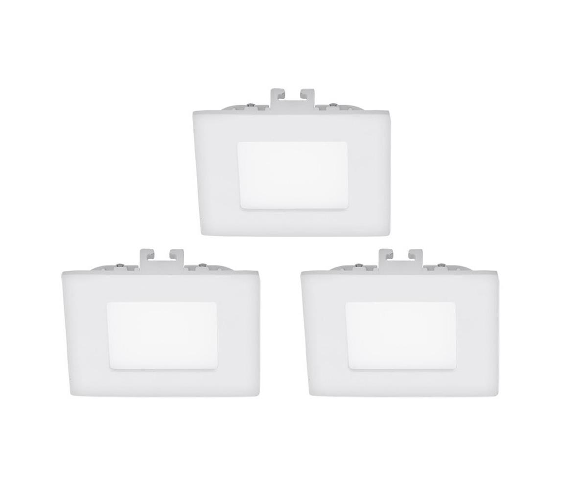 Eglo 94733 - SADA 3x LED podhľadové svietidlo FUEVA 1 LED/2,7W/230V 94733