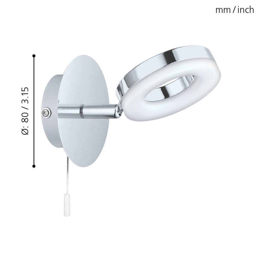 Eglo 94756 - LED Kúpeľňové svietidlo GONARO 1xLED/3,8W/230V IP44