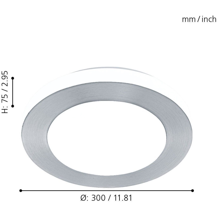 Eglo - LED Kúpeľňové svietidlo 1xLED/11W/230V IP44